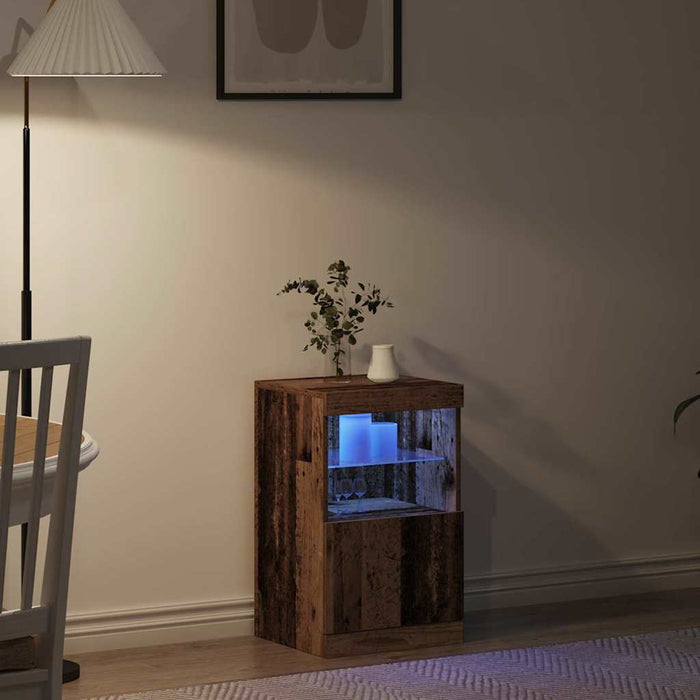 Bufet LED Lemn vechi 41 x 37 x 67 cm Lemn compozit - WALTI WALTI