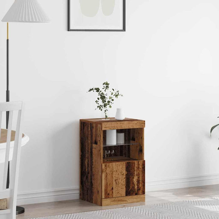 Bufet LED Lemn vechi 41 x 37 x 67 cm Lemn compozit - WALTI WALTI