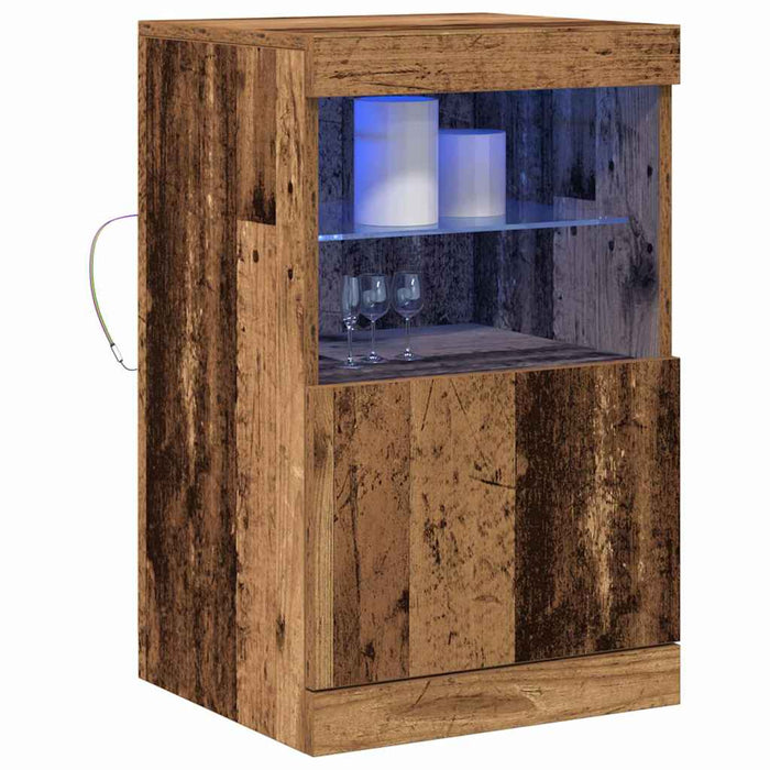 Bufet LED Lemn vechi 41 x 37 x 67 cm Lemn compozit - WALTI WALTI