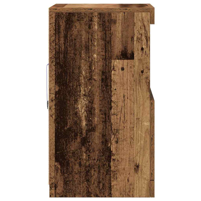 Bufet LED Lemn vechi 41 x 37 x 67 cm Lemn compozit - WALTI WALTI