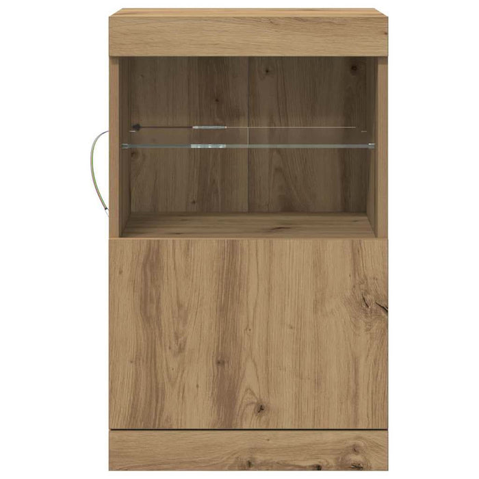 Bufet LED Stejar Artizanal 41 x 37 x 67 cm Lemn compozit - WALTI WALTI