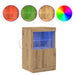 Bufet LED Stejar Artizanal 41 x 37 x 67 cm Lemn compozit - WALTI WALTI