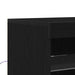 Bufet LED Stejar Negru 41 x 37 x 67 cm Lemn compozit - WALTI WALTI