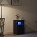 Bufet LED Stejar Negru 41 x 37 x 67 cm Lemn compozit - WALTI WALTI