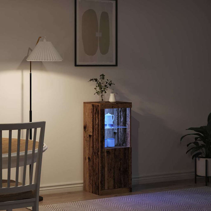 Bufet LED Lemn vechi 41 x 37 x 100 cm Lemn compozit - WALTI WALTI