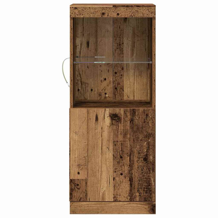 Bufet LED Lemn vechi 41 x 37 x 100 cm Lemn compozit - WALTI WALTI