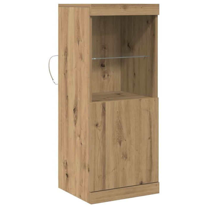 Bufet LED Stejar Artizanal 41 x 37 x 100 cm Lemn compozit - WALTI WALTI
