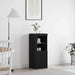 Bufet LED Stejar Negru 41 x 37 x 100 cm Lemn compozit - WALTI WALTI
