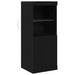 Bufet LED Stejar Negru 41 x 37 x 100 cm Lemn compozit - WALTI WALTI