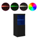 Bufet LED Stejar Negru 41 x 37 x 100 cm Lemn compozit - WALTI WALTI