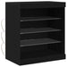 Bufet LED Stejar Negru 60,5 x 37 x 67 cm Lemn compozit - WALTI WALTI
