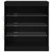 Bufet LED Stejar Negru 60,5 x 37 x 67 cm Lemn compozit - WALTI WALTI