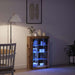 Bufet LED Lemn vechi 60,5 x 37 x 100 cm Lemn compozit - WALTI WALTI