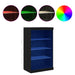 Bufet LED Stejar Negru 60,5 x 37 x 100 cm Lemn compozit - WALTI WALTI