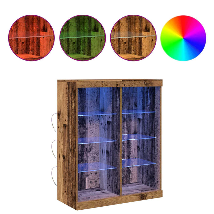 Bufet LED Lemn vechi 41 x 37 x 100 cm Lemn compozit - WALTI WALTI