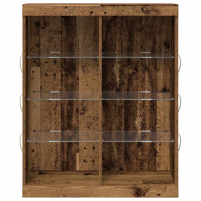 Bufet LED Lemn vechi 41 x 37 x 100 cm Lemn compozit - WALTI WALTI