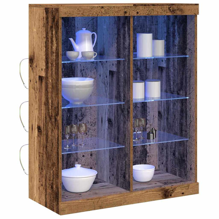 Bufet LED Lemn vechi 41 x 37 x 100 cm Lemn compozit - WALTI WALTI
