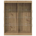 Bufet LED Stejar Artizanal 41 x 37 x 100 cm Lemn compozit - WALTI WALTI