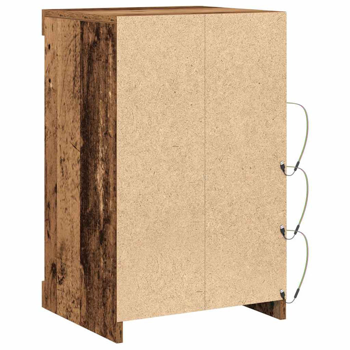 Bufet LED Lemn vechi 41 x 37 x 67 cm Lemn compozit - WALTI WALTI
