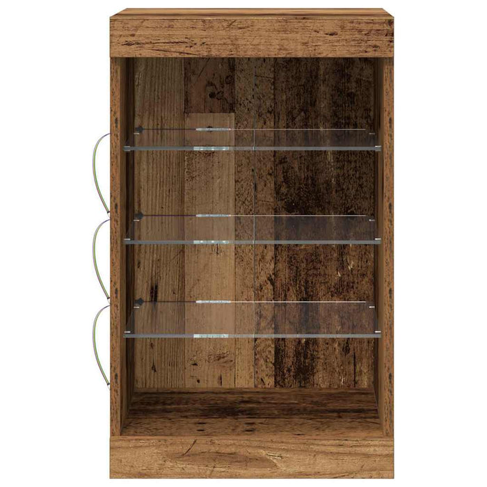Bufet LED Lemn vechi 41 x 37 x 67 cm Lemn compozit - WALTI WALTI