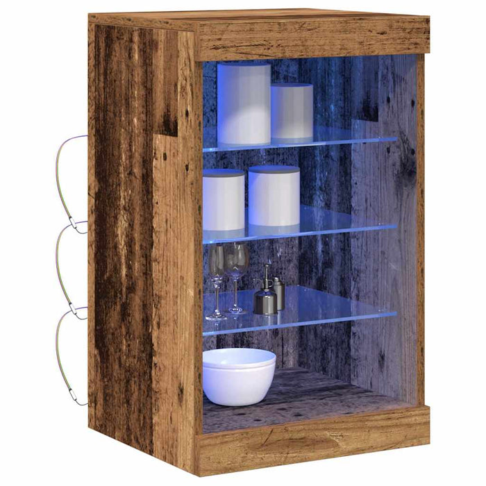 Bufet LED Lemn vechi 41 x 37 x 67 cm Lemn compozit - WALTI WALTI