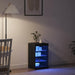 Bufet LED Stejar Negru 41 x 37 x 67 cm Lemn compozit - WALTI WALTI