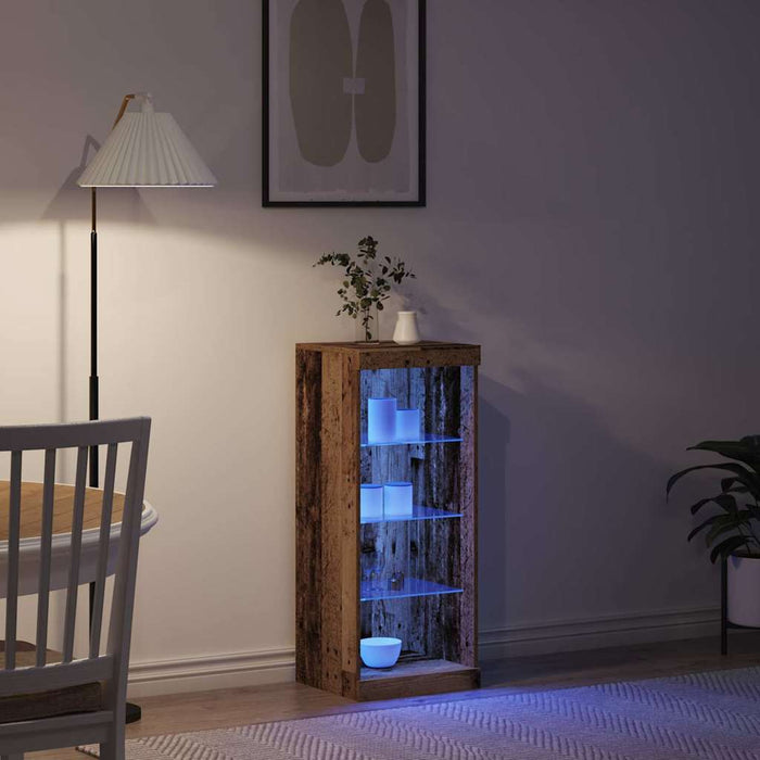 Bufet LED Lemn vechi 41 x 37 x 100 cm Lemn compozit - WALTI WALTI