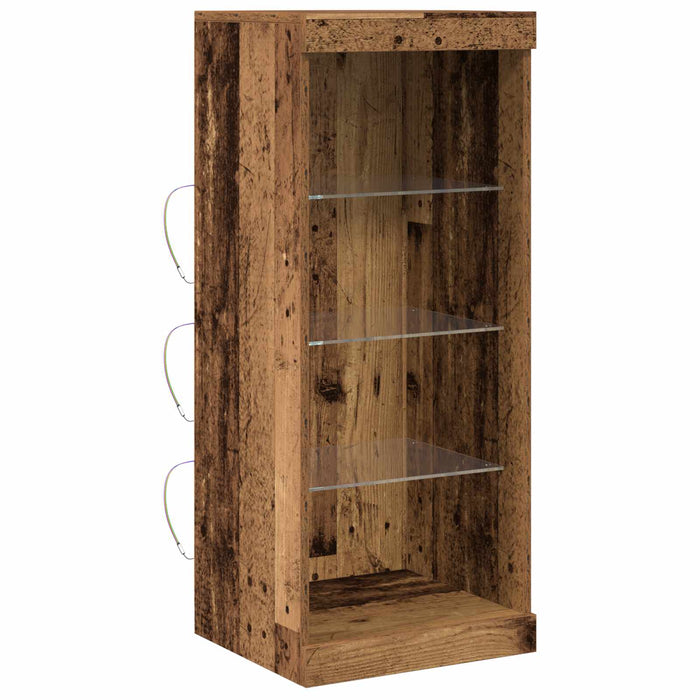 Bufet LED Lemn vechi 41 x 37 x 100 cm Lemn compozit - WALTI WALTI