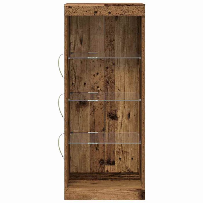 Bufet LED Lemn vechi 41 x 37 x 100 cm Lemn compozit - WALTI WALTI