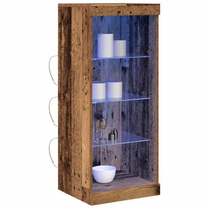 Bufet LED Lemn vechi 41 x 37 x 100 cm Lemn compozit - WALTI WALTI