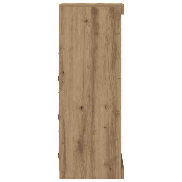 Bufet LED Stejar Artizanal 41 x 37 x 100 cm Lemn compozit - WALTI WALTI