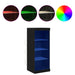 Bufet LED Stejar Negru 41 x 37 x 100 cm Lemn compozit - WALTI WALTI