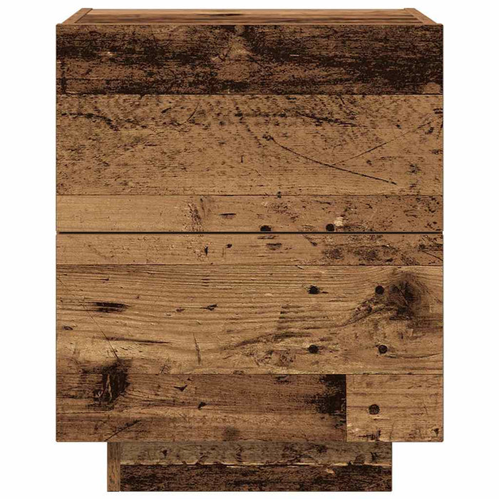Dulap de noapte Lemn vechi 45 x 40 x 55 cm Lemn compozit - WALTI WALTI