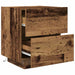 Dulap de noapte 2 pcs Lemn vechi 45 x 40 x 55 cm Lemn compozit - WALTI WALTI