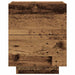 Dulap de noapte 2 pcs Lemn vechi 45 x 40 x 55 cm Lemn compozit - WALTI WALTI