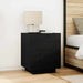 Dulap de noapte Stejar Negru 45 x 40 x 55 cm Lemn compozit - WALTI WALTI