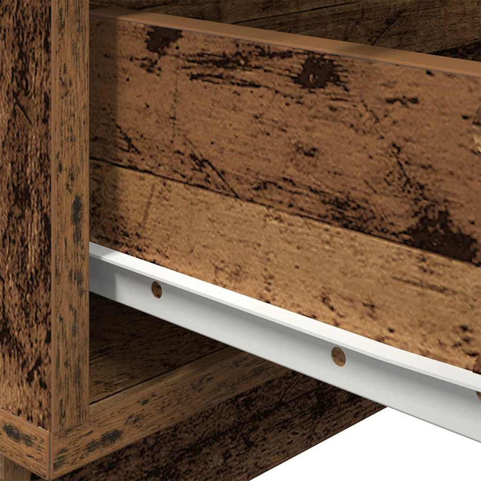 Dulap de noapte Lemn vechi 70 x 36 x 40,5 cm Lemn compozit - WALTI WALTI