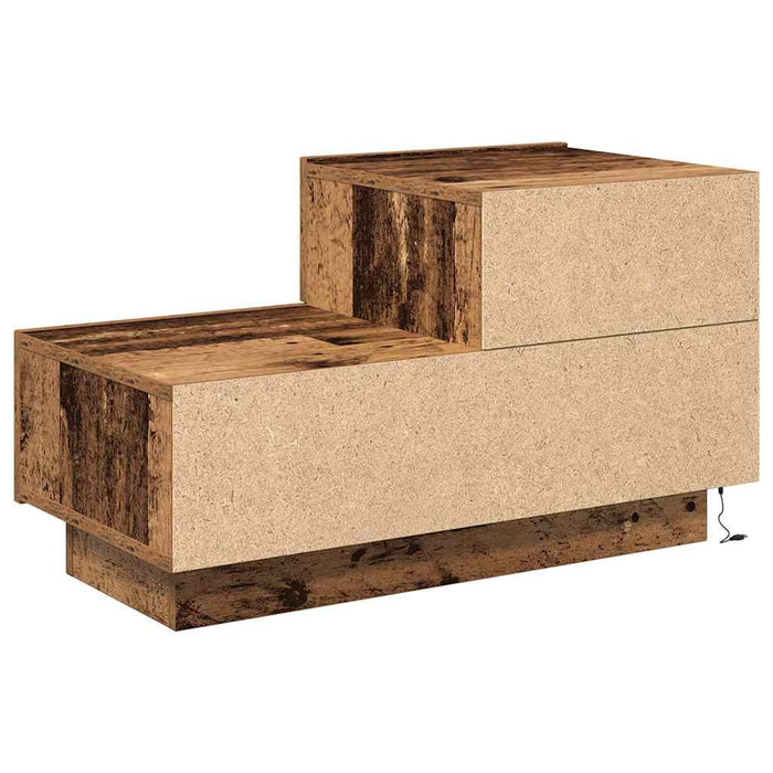 Dulap de noapte Lemn vechi 70 x 36 x 40,5 cm Lemn compozit - WALTI WALTI