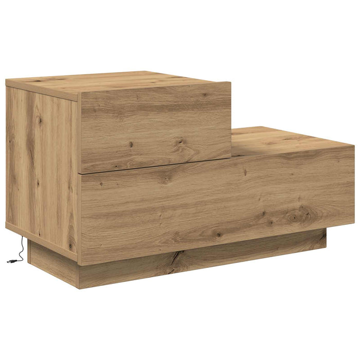 Dulap de noapte cu sertar Stejar Artizanal 70 x 36 x 40,5 cm - WALTI WALTI