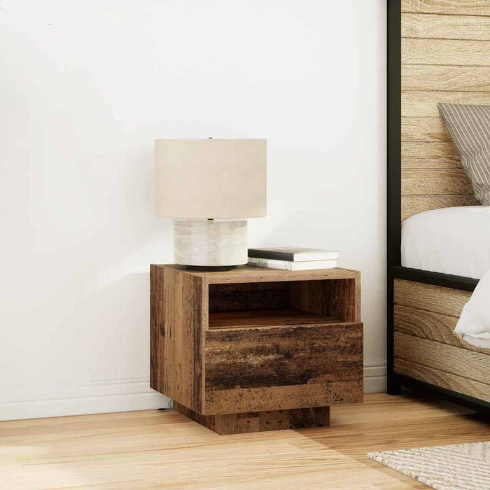 Dulap de noapte Lemn vechi 40 x 39 x 37 cm Lemn compozit - WALTI WALTI