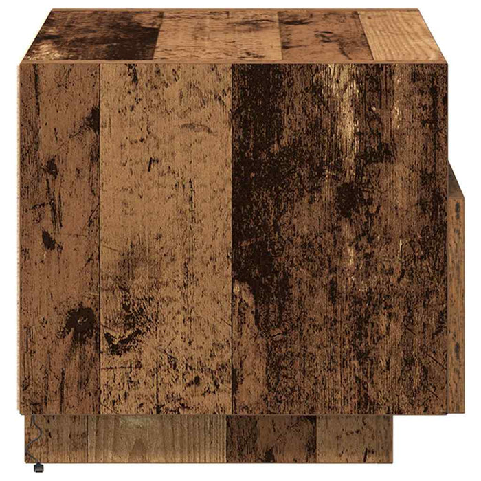 Dulap de noapte Lemn vechi 40 x 39 x 37 cm Lemn compozit - WALTI WALTI