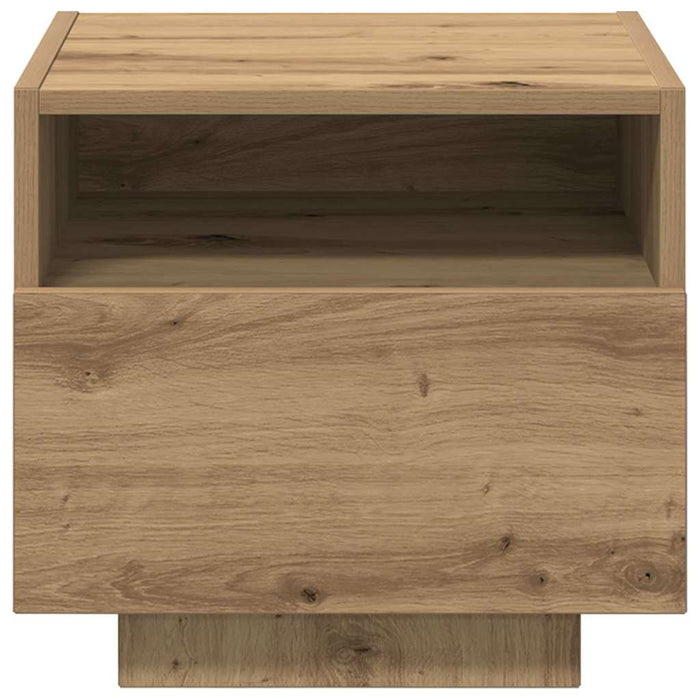 Dulap de noapte Stejar Artizanal 40 x 39 x 37 cm Lemn compozit - WALTI WALTI