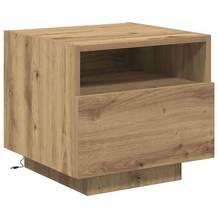 Dulap de noapte 2 pcs Stejar Artizanal 40 x 39 x 37 cm - WALTI WALTI