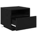 Dulap de noapte cu sertar 2 pcs Stejar Negru 40 x 39 x 37 cm - WALTI WALTI