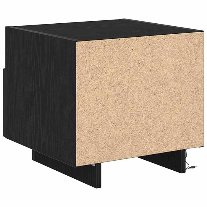 Dulap de noapte cu sertar 2 pcs Stejar Negru 40 x 39 x 37 cm - WALTI WALTI