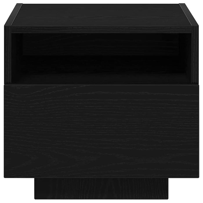Dulap de noapte cu sertar 2 pcs Stejar Negru 40 x 39 x 37 cm - WALTI WALTI