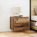 Dulap de noapte 2 pcs Lemn vechi 50 x 39 x 41 cm Lemn compozit - WALTI WALTI