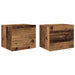 Dulap de noapte 2 pcs Lemn vechi 50 x 39 x 41 cm Lemn compozit - WALTI WALTI