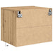 Dulap de noapte 2 pcs Stejar Artizanal 50 x 39 x 41 cm - WALTI WALTI