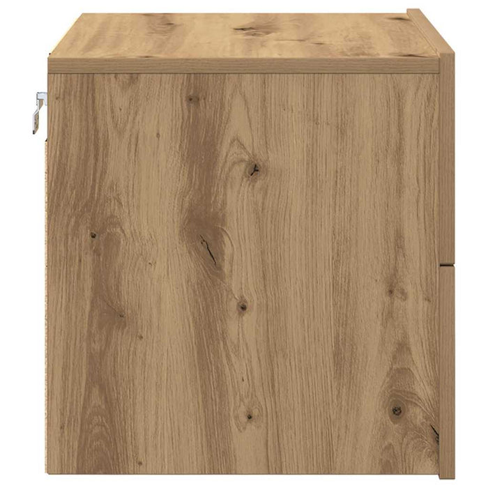 Dulap de noapte 2 pcs Stejar Artizanal 50 x 39 x 41 cm - WALTI WALTI